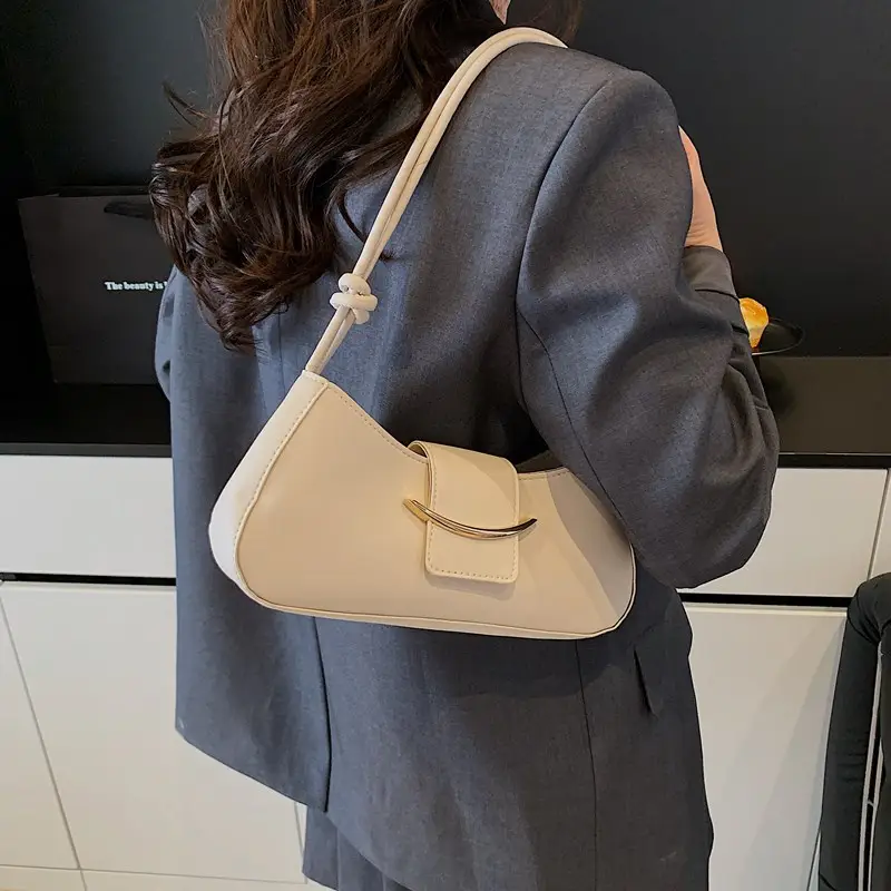 Women's Light Blue Underarm Crossbody Bag - Image 8