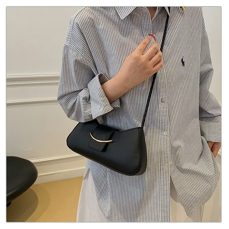 Women's Light Blue Underarm Crossbody Bag — feature 18