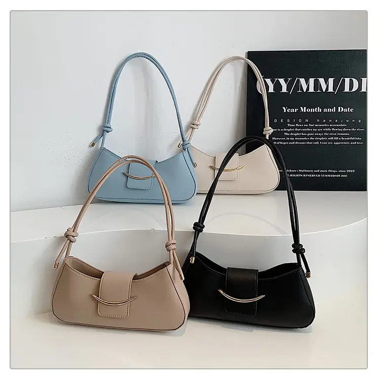 Women's Light Blue Underarm Crossbody Bag — feature 24