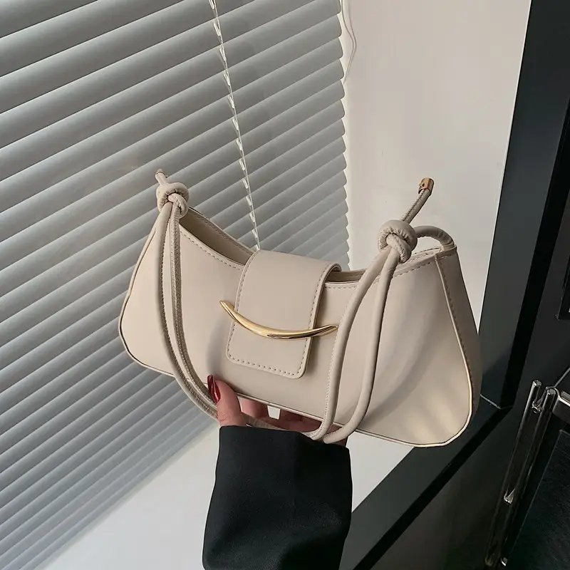 Women's Light Blue Underarm Crossbody Bag - Image 4