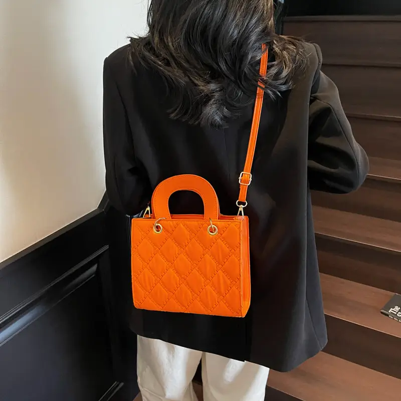 Pink Quilted Shoulder Bag for Women 2025 - Image 7