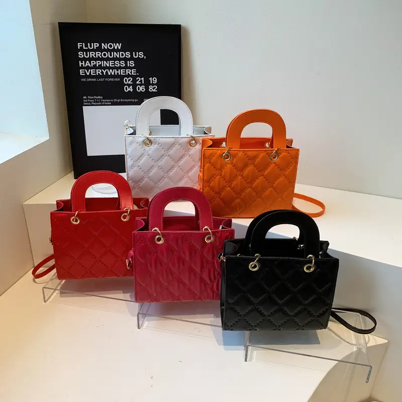 Pink Quilted Shoulder Bag for Women 2025 - Image 9