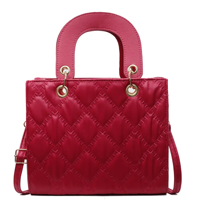 Pink Quilted Shoulder Bag for Women 2025 - Image 10