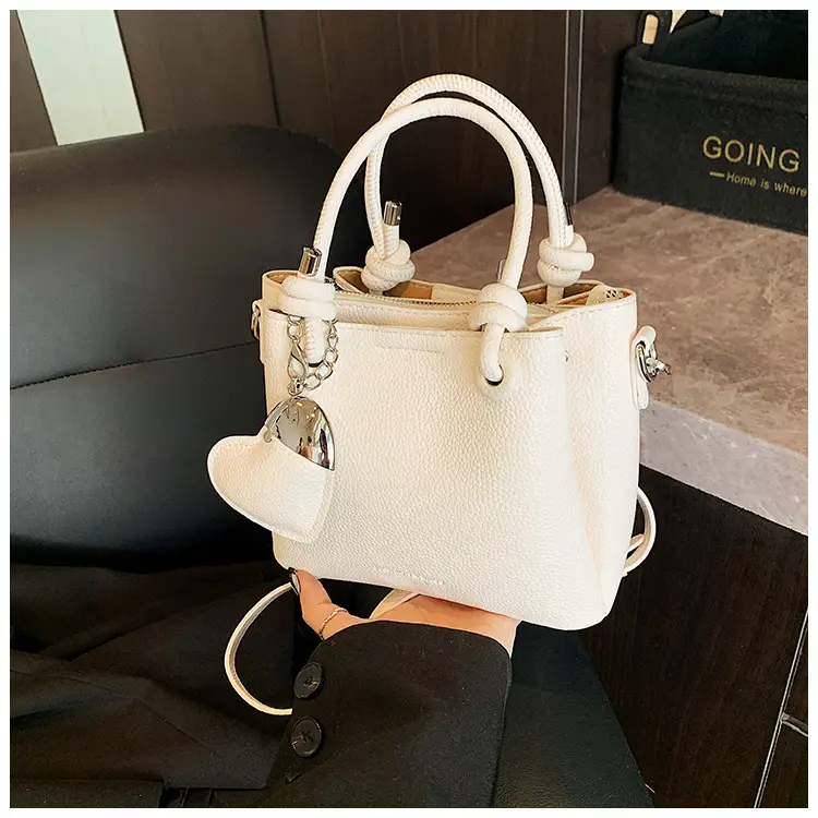 2025 Summer White Leather Shoulder Crossbody Bag — feature 17