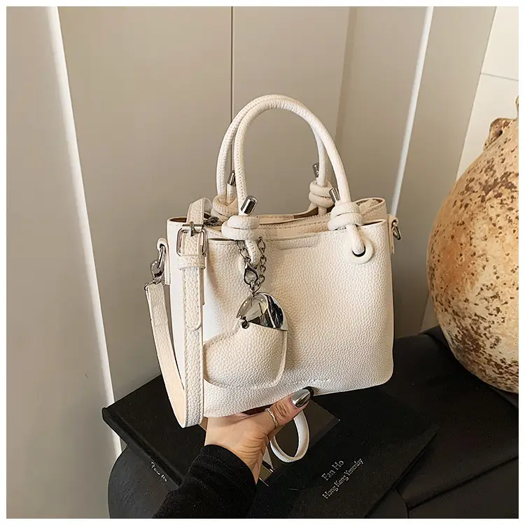 2025 Summer White Leather Shoulder Crossbody Bag — feature 18