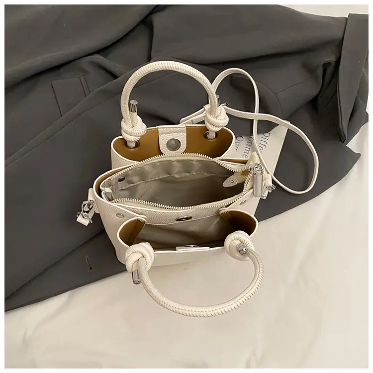 2025 Summer White Leather Shoulder Crossbody Bag — feature 8