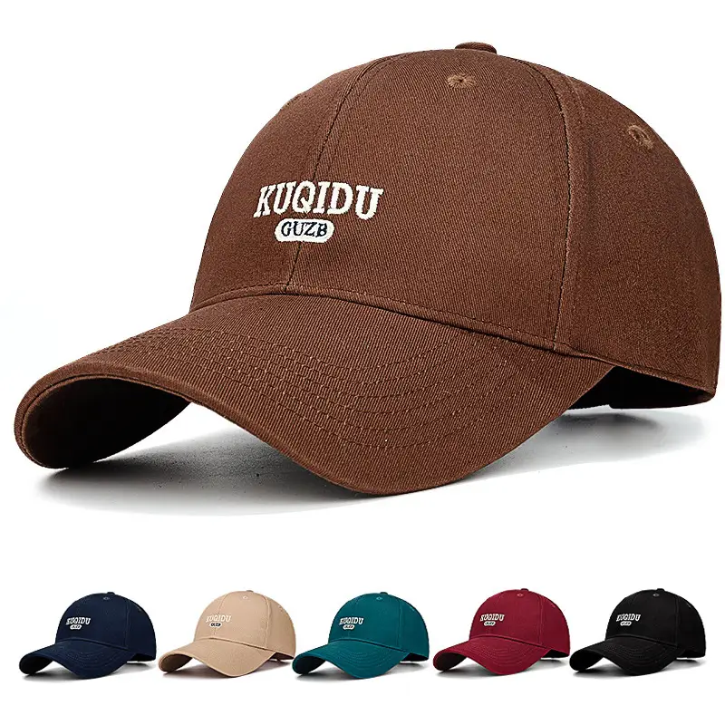 Black Embroidered Baseball Cap for Men Outdoor Casual - Image 7