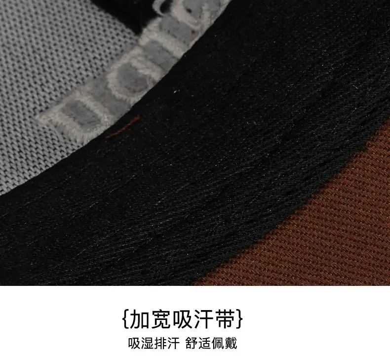 Black Embroidered Baseball Cap for Men Outdoor Casual — feature 19