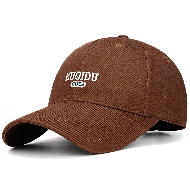 Black Embroidered Baseball Cap for Men Outdoor Casual - Image 3
