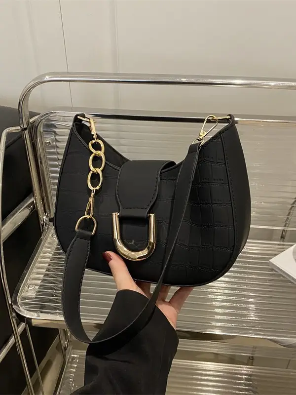Textured Crossbody Bag 2026 New Trendy Fashion - Image 7