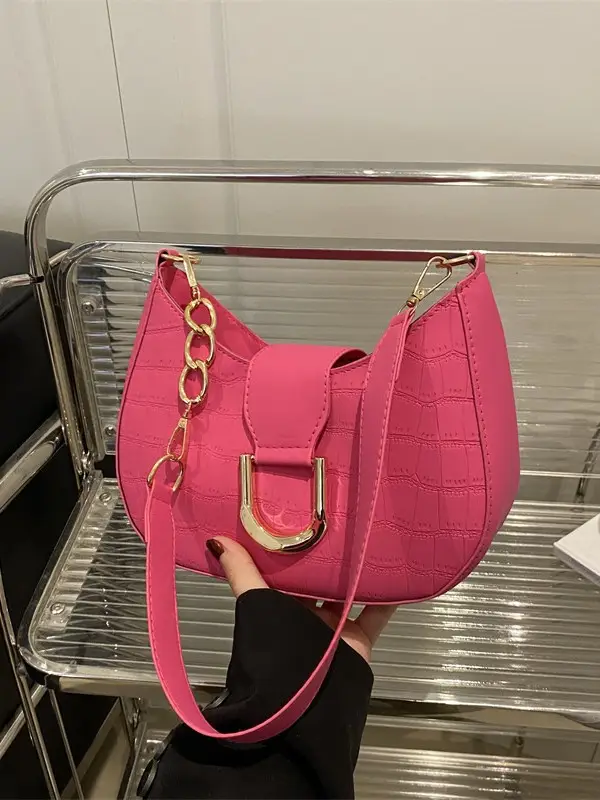 Textured Crossbody Bag 2026 New Trendy Fashion - Image 9