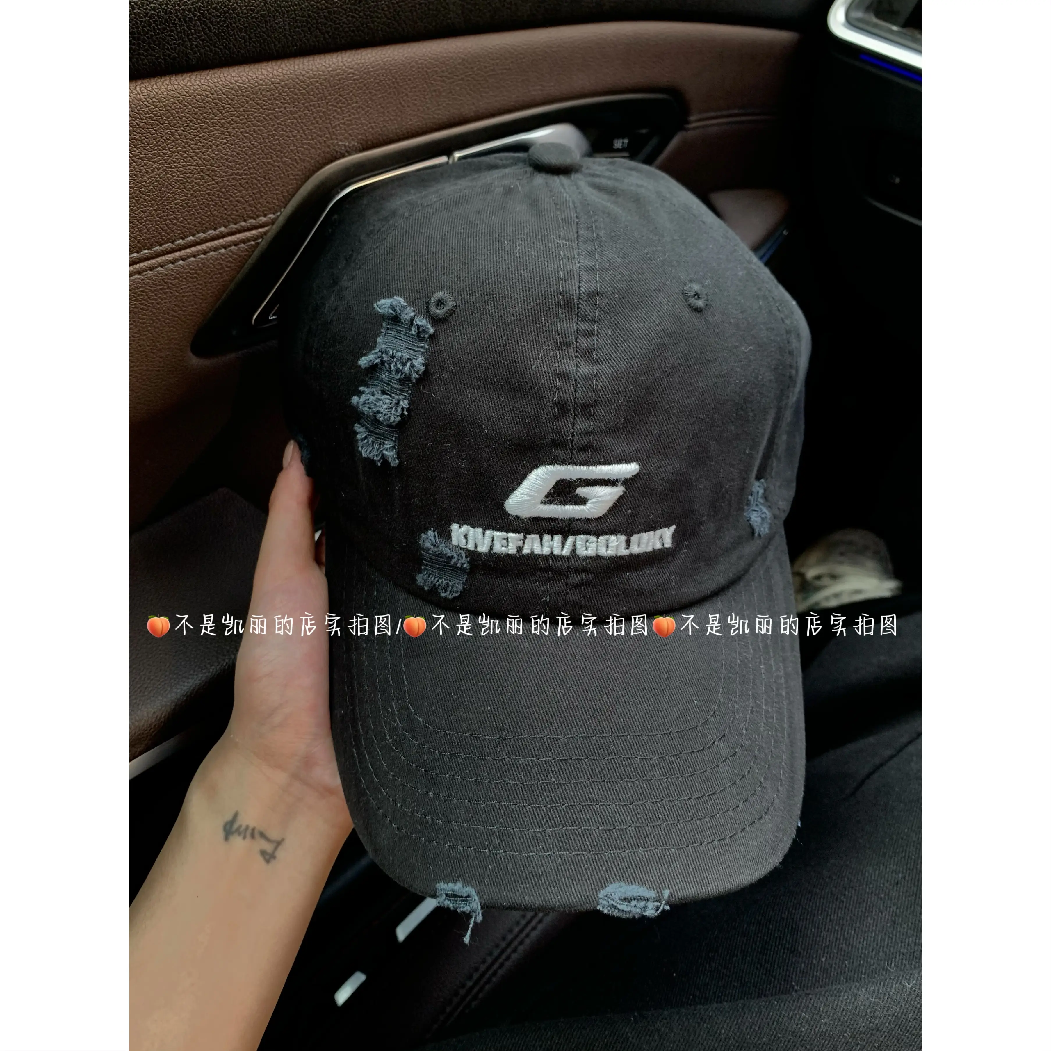 Blue American Style Baseball Cap for Girls Kids Summer Wear - Image 3