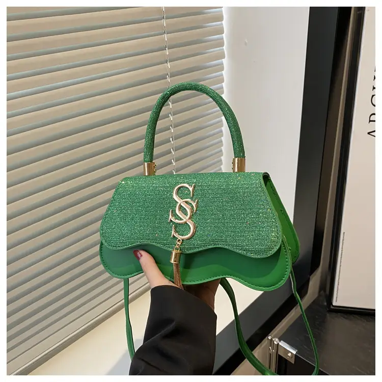 2025 Small Square Silver S-Logo Shoulder Bag for Women — feature 13