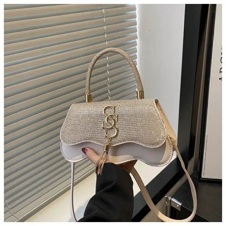 2025 Small Square Silver S-Logo Shoulder Bag for Women — feature 14