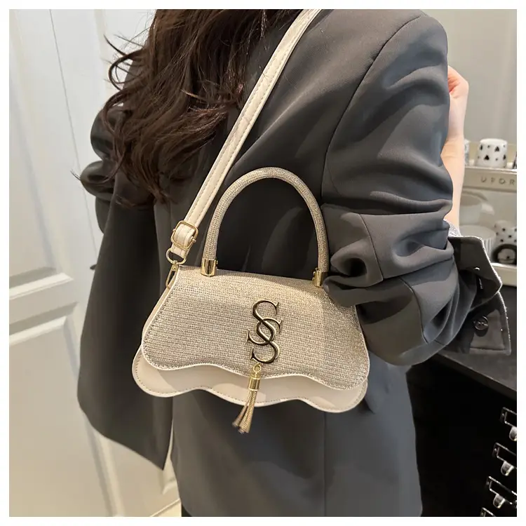 2025 Small Square Silver S-Logo Shoulder Bag for Women — feature 18