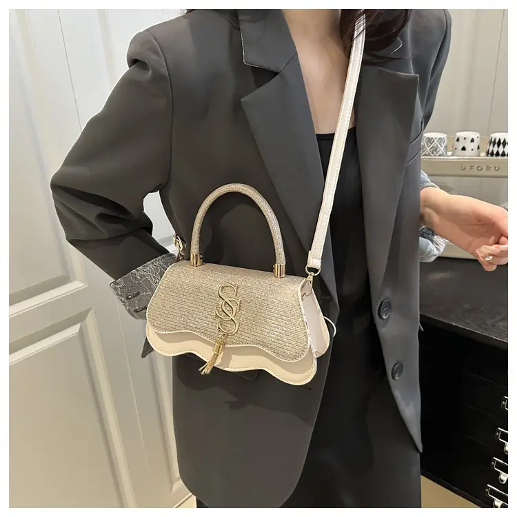 2025 Small Square Silver S-Logo Shoulder Bag for Women — feature 19