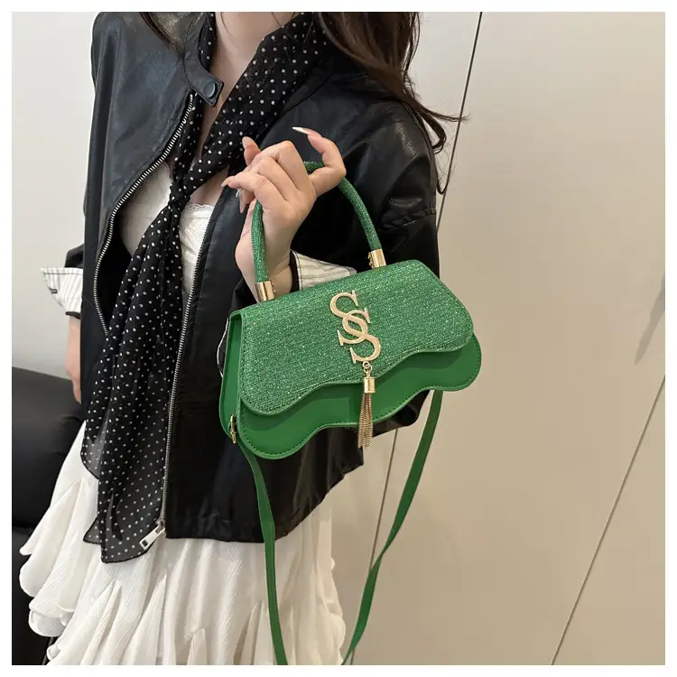 2025 Small Square Silver S-Logo Shoulder Bag for Women — feature 29