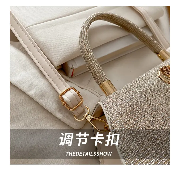 2025 Small Square Silver S-Logo Shoulder Bag for Women — feature 6