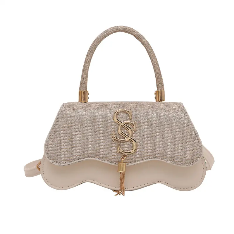 2025 Small Square Silver S-Logo Shoulder Bag for Women - Image 2