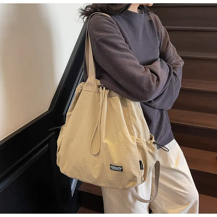 Women Korean Style Large Capacity Cloth Shoulder Bag — feature 15