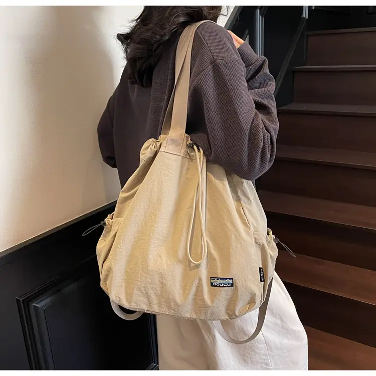 Women Korean Style Large Capacity Cloth Shoulder Bag — feature 16