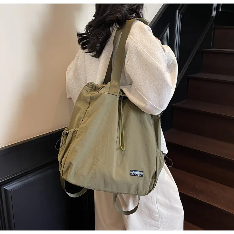 Women Korean Style Large Capacity Cloth Shoulder Bag — feature 19