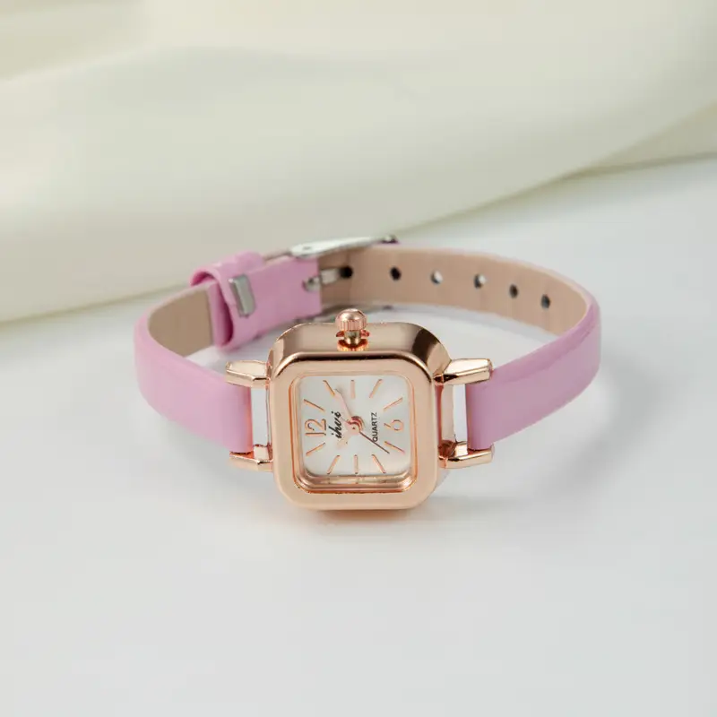 Women's Watch Korean-style Light Luxury Small Square Watch Artistic Retro Elegant Women's Watch High-value Quartz Watch for Girls
