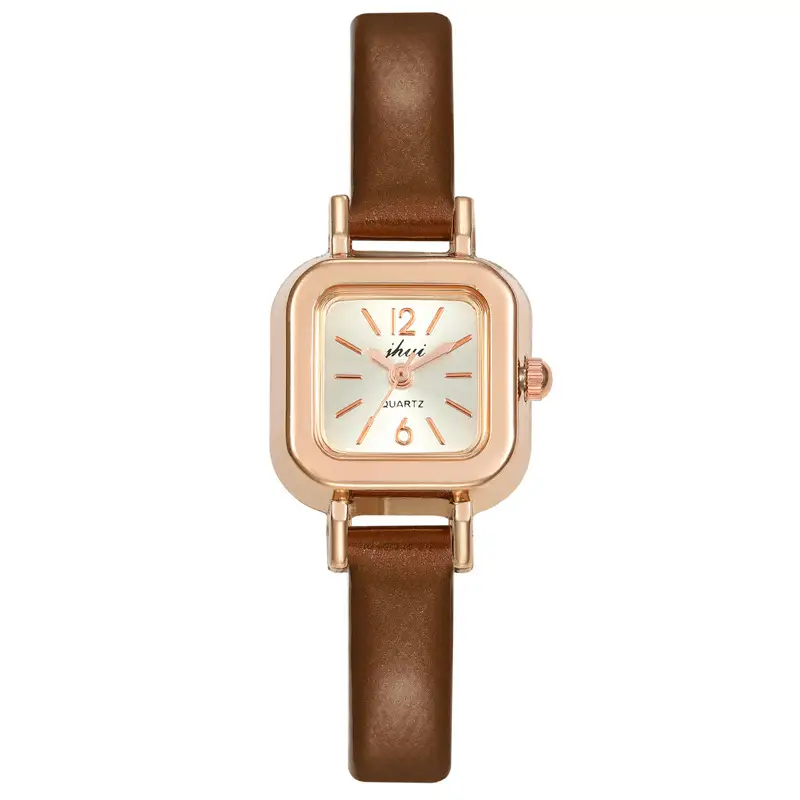 Women's Watch Korean-style Light Luxury Small Square Watch Artistic Retro Elegant Women's Watch High-value Quartz Watch for Girls — feature 11