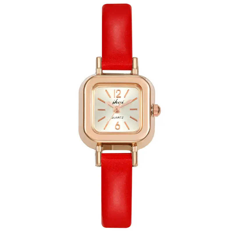 Women's Watch Korean-style Light Luxury Small Square Watch Artistic Retro Elegant Women's Watch High-value Quartz Watch for Girls