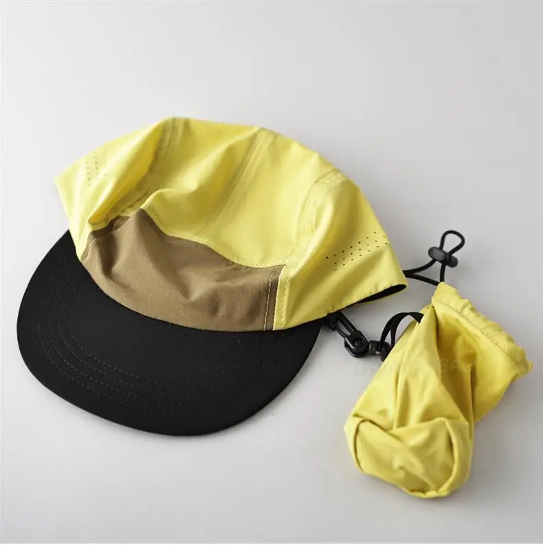 Spring Duck Tongue Cap Yellow Black Matching Set — feature 3