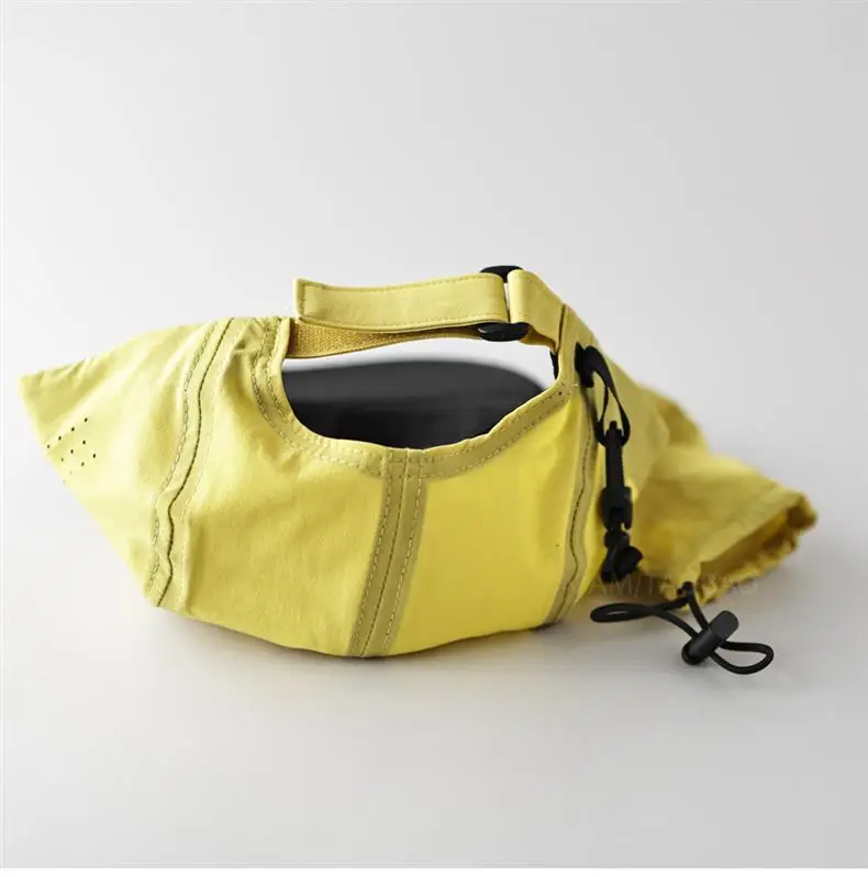 Spring Duck Tongue Cap Yellow Black Matching Set — feature 4