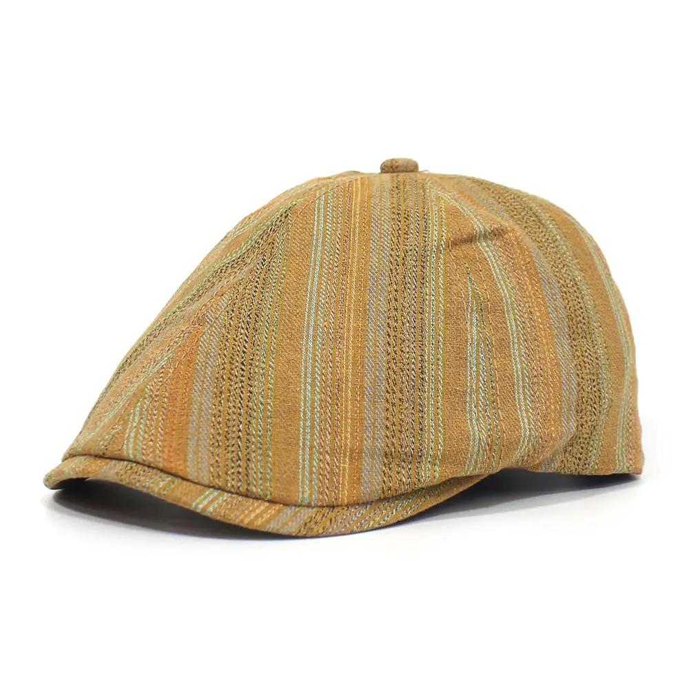 Vintage Striped Duckbill Cap for Women 2025 - Image 6