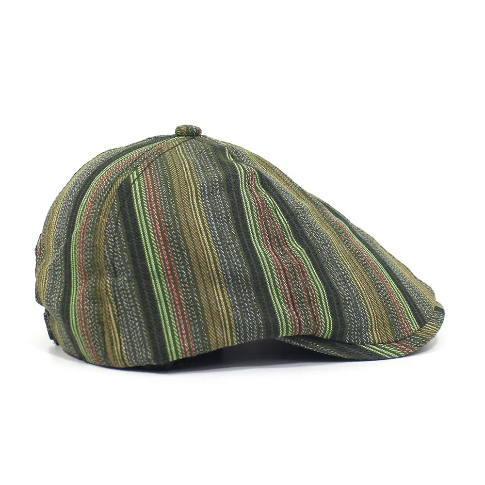 Vintage Striped Duckbill Cap for Women 2025 — feature 12