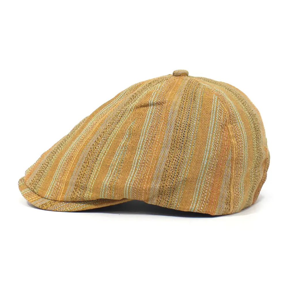 Vintage Striped Duckbill Cap for Women 2025 — feature 16
