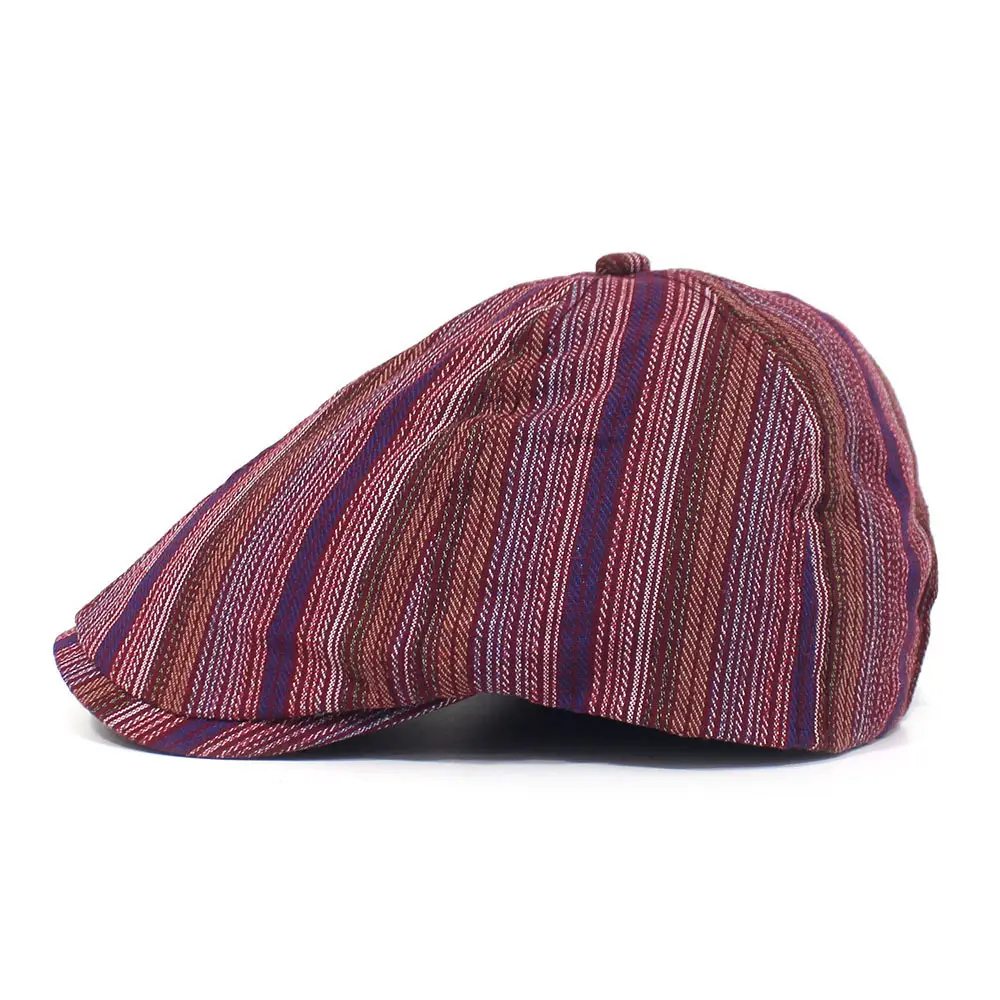 Vintage Striped Duckbill Cap for Women 2025 — feature 21
