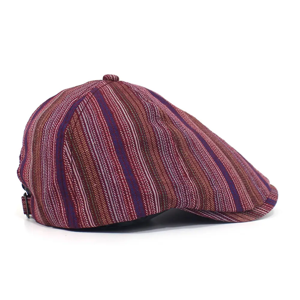 Vintage Striped Duckbill Cap for Women 2025 — feature 23