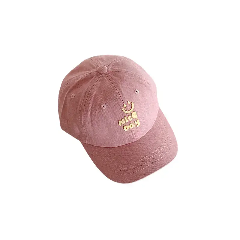 Girls White Letter Cap Sun Hat Cap Boys Baseball Cap