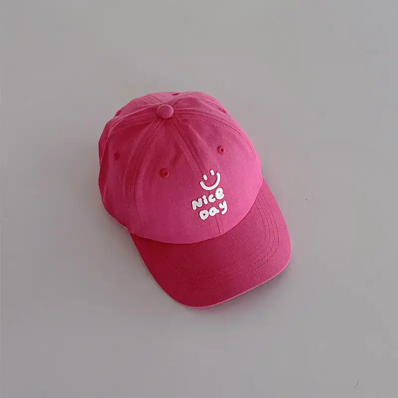 Girls White Letter Cap Sun Hat Cap Boys Baseball Cap