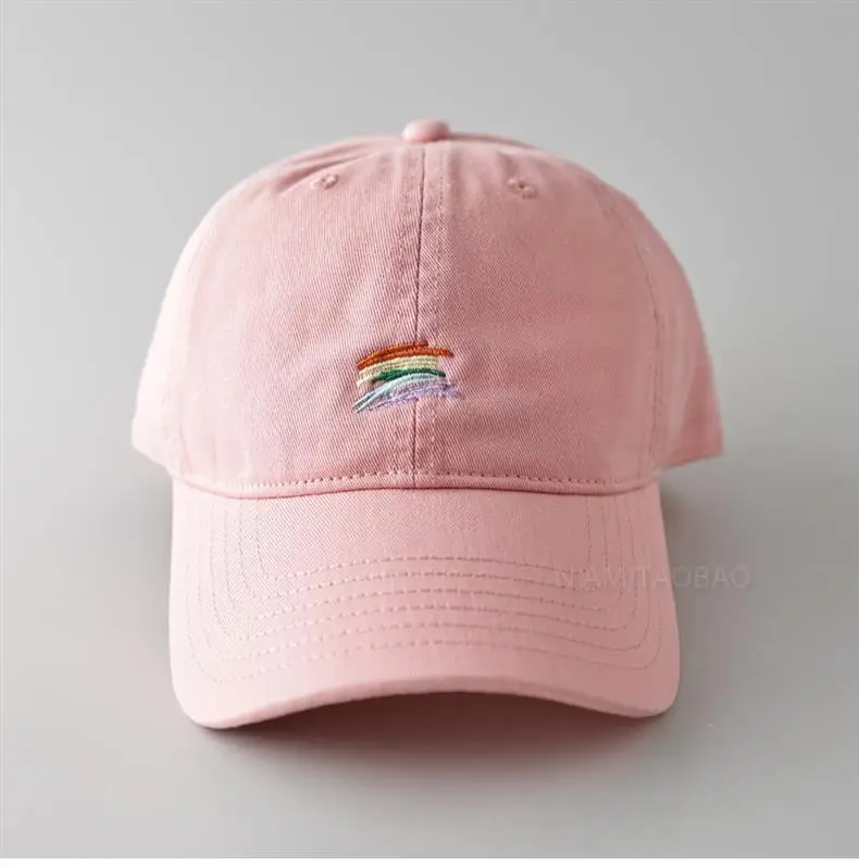 Tiffany Mint Rainbow Embroidered Baseball Cap — feature 12