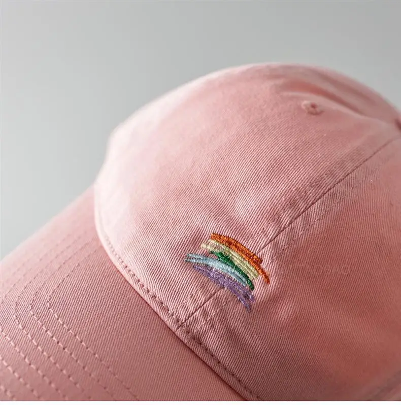 Tiffany Mint Rainbow Embroidered Baseball Cap — feature 13