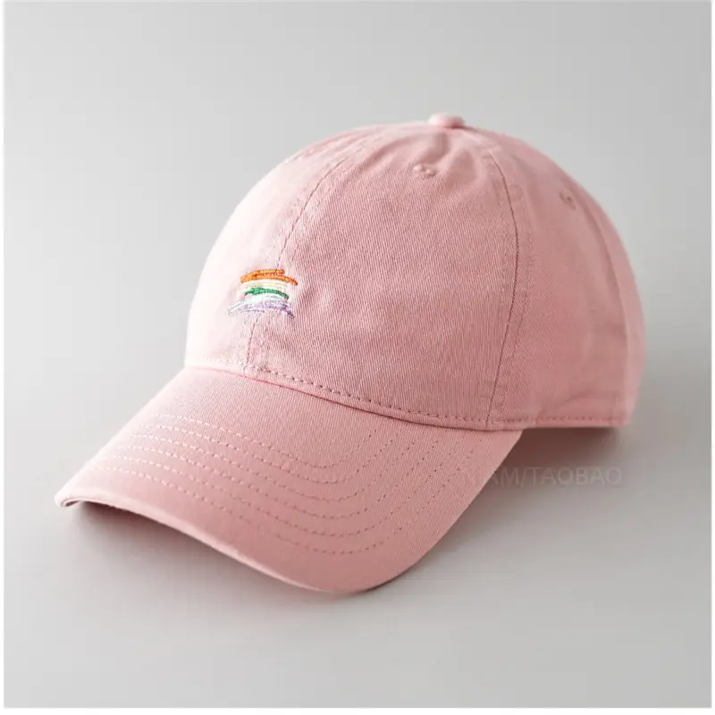 Tiffany Mint Rainbow Embroidered Baseball Cap - Image 3