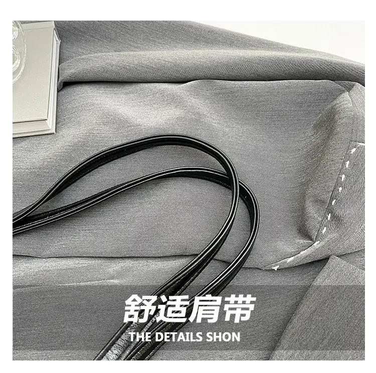 Black Croc Embossed Tote Bag for Women — feature 4