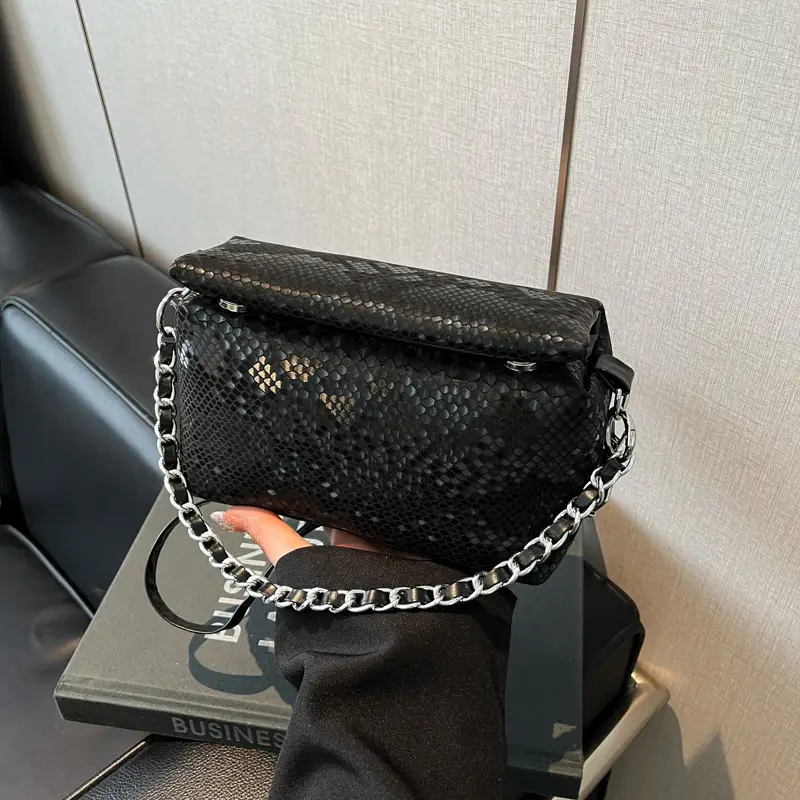 White Pearl-Strap Crossbody Bag for Women - Image 10