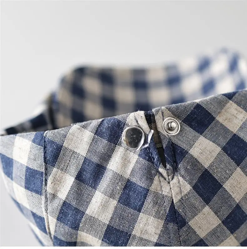 Japanese Plaid Cap for Men Women Casual Outdoor Wear — feature 8