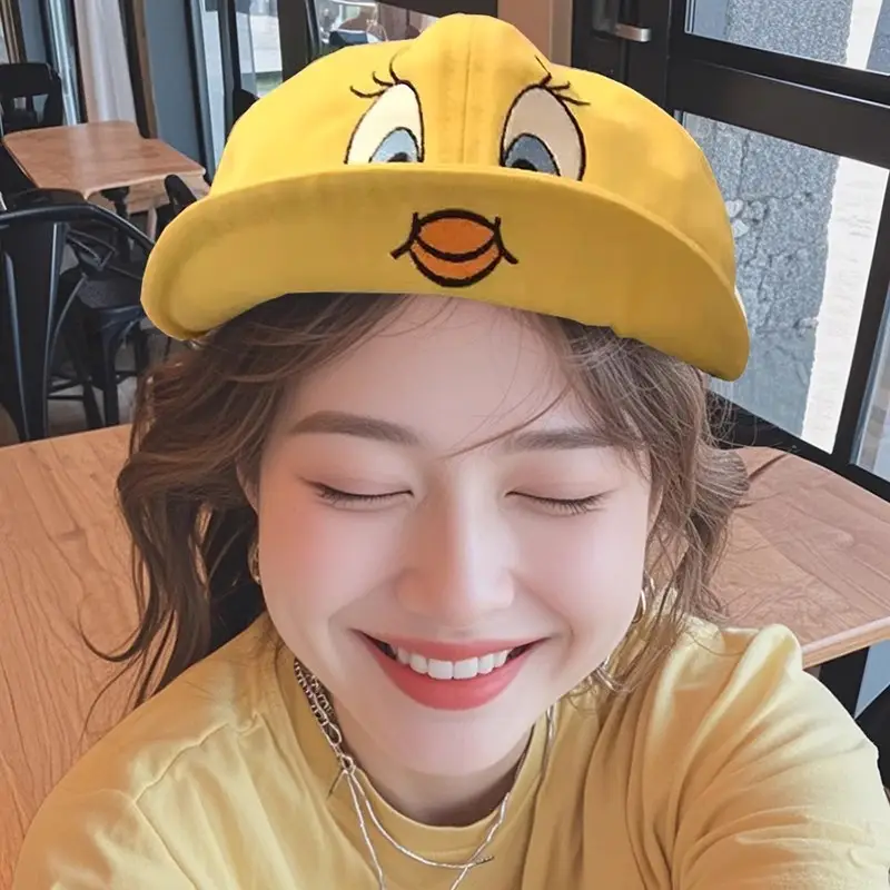Women Yellow Duck Cap 2025 Summer Baseball Hat - Image 3