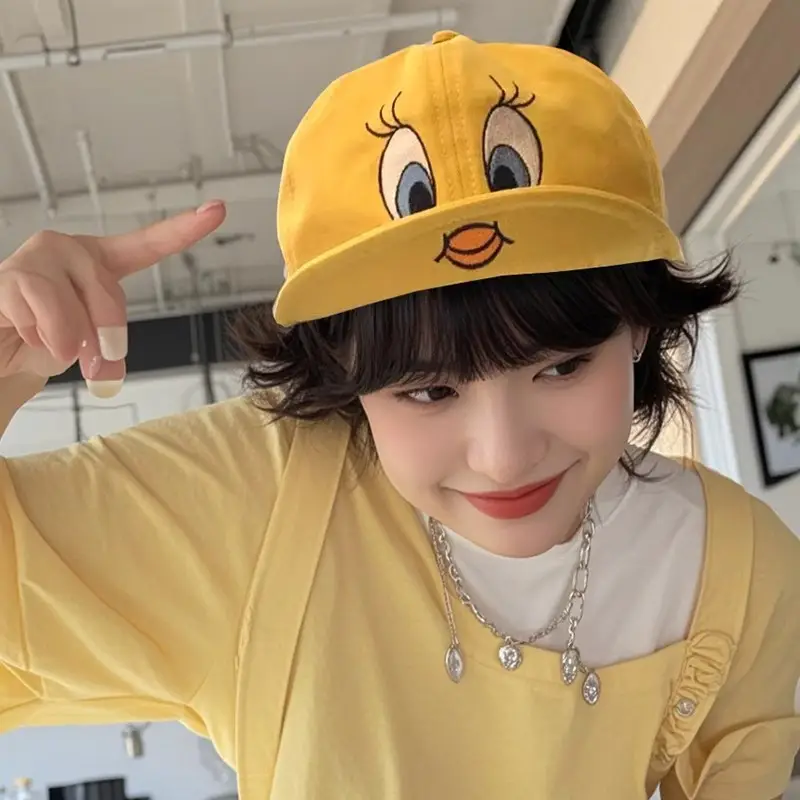 Women Yellow Duck Cap 2025 Summer Baseball Hat - Image 4