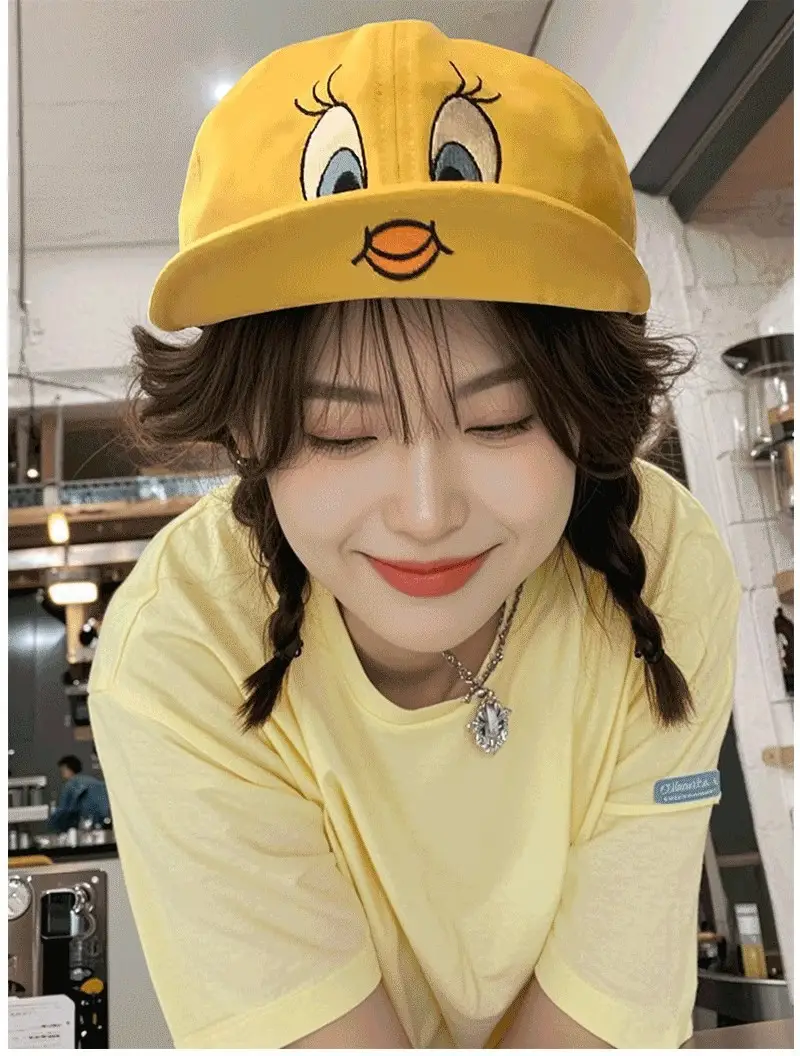 Women Yellow Duck Cap 2025 Summer Baseball Hat — feature 1