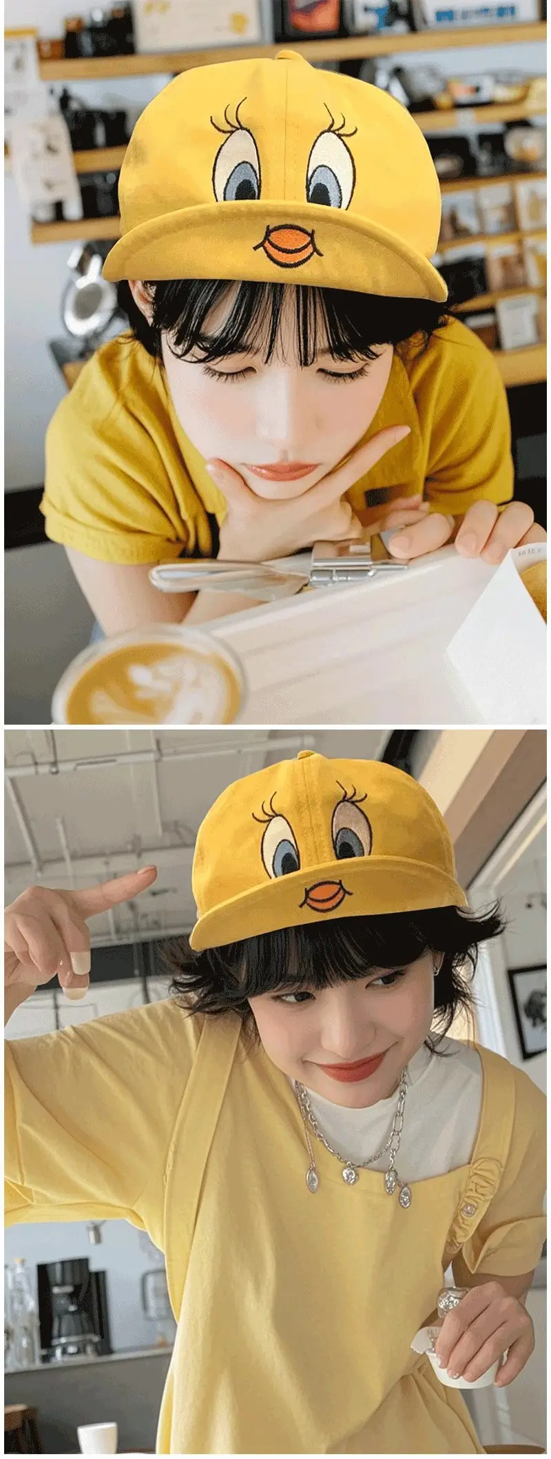 Women Yellow Duck Cap 2025 Summer Baseball Hat — feature 2