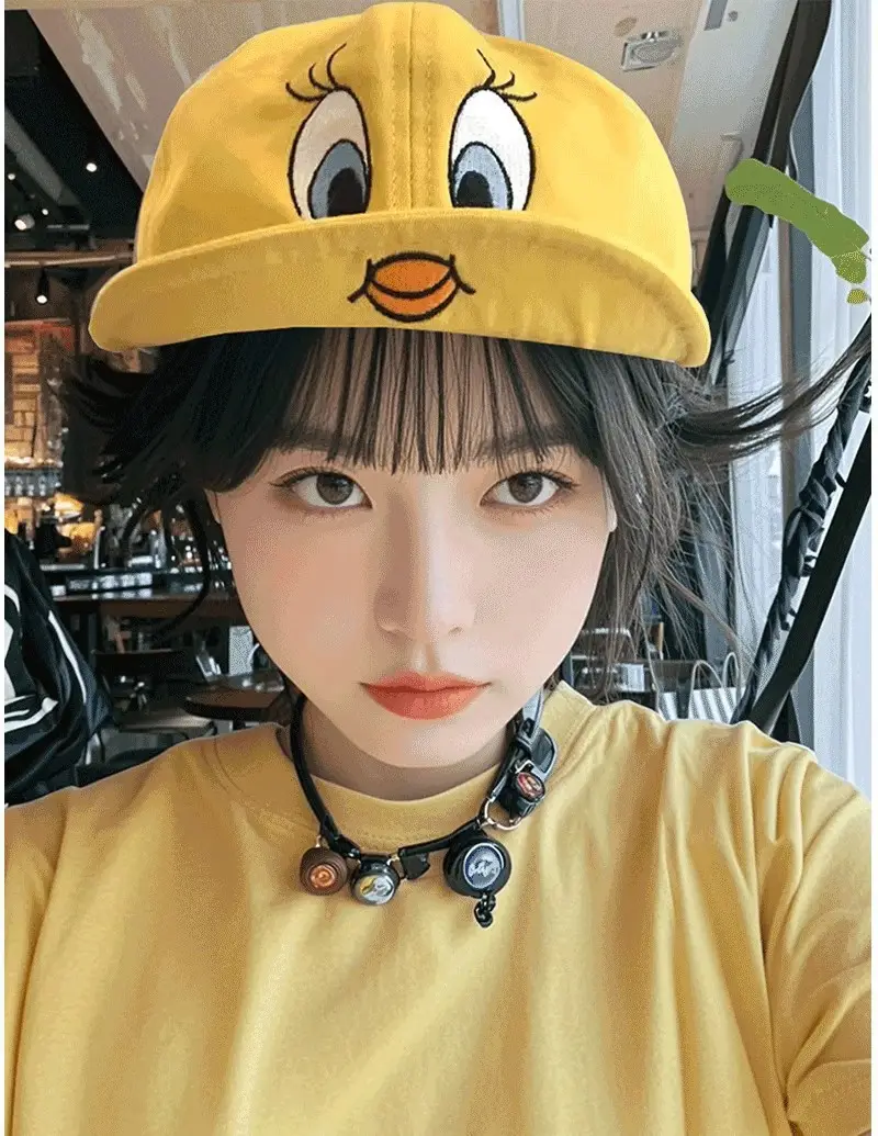 Women Yellow Duck Cap 2025 Summer Baseball Hat — feature 5