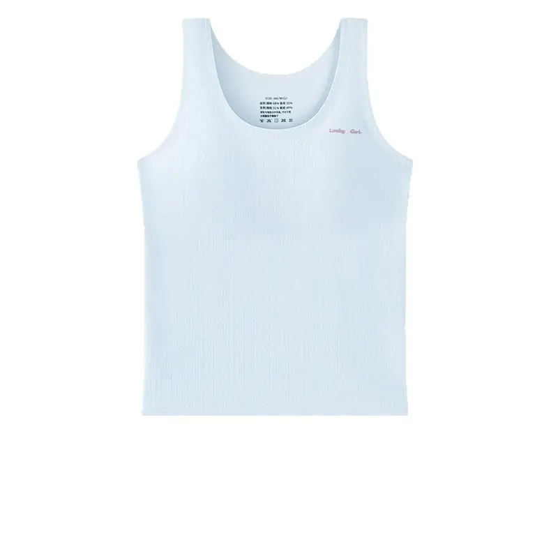Developmental Period 7-16 Years Old Girls Bra Vest Seamless Sports Breathable Cat Face Cup Primary and Secondary School Girls Intimates - Image 8
